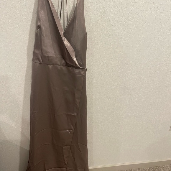 Jenny Yoo Lana Dress - Latte size 12 - Picture 4 of 14